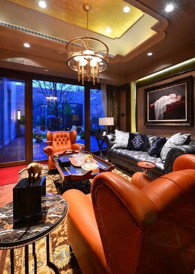 300平美式经典别墅豪宅装修效果案例 | 格林春天实景赏析