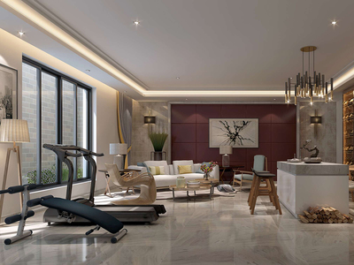 现代简约，奢享静谧——苏州万科新都会400㎡别墅52万装修设计赏析